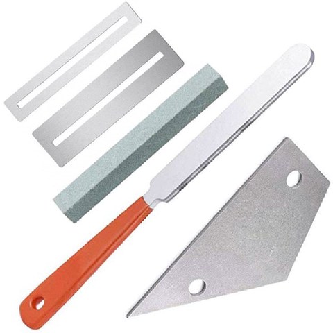 Guitar Fret Crowning File Leveling Tool Grinding Protectors Repair Part Set Guitar Repair Tool Accessories ► Photo 1/6