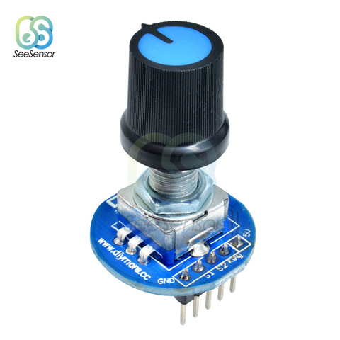 Rotary Encoder Module Controller Switch for Arduino Brick Sensor Development Round Audio Rotating Potentiometer Knob Cap ► Photo 1/6