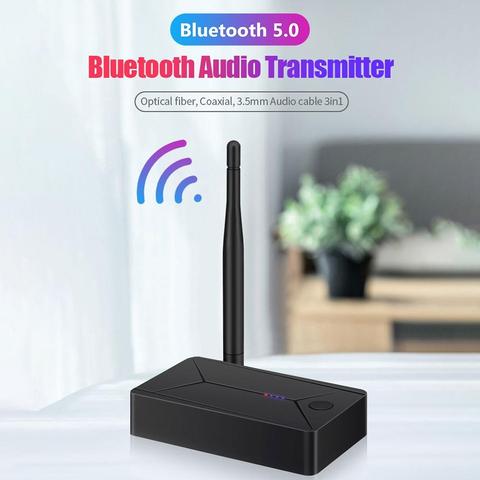 Bluetooth 5.0 Transmitter Receiver APTX HD Wireless Audio Adapter Optical /3.5mm AUX/SPDIF For TV Headphone Speaker ► Photo 1/6