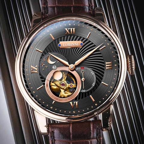 Switzerland Luxury Brand LOBINNI MIYOTA Movement Watch Men Automatic Mechanical Men's Watches Sapphire 50MM Waterproof ► Photo 1/6