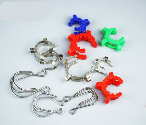 5pcs 14/19/24/29/34/40/45# Plastic alkali stainless steel interface Keck Clamp Glass Ground Joint ► Photo 1/3