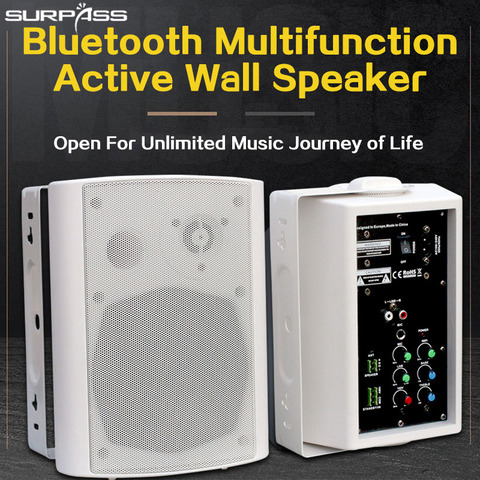 Active Wall Speaker Built in Microphone and Amplifier Bluetooth Multifunction Active Wall Speaker ► Photo 1/1