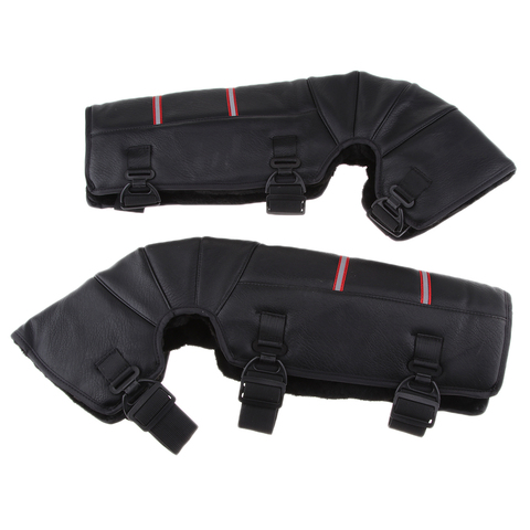 2 Pcs Motorcycle Winter Warmer Knee & Leg Pad Protector For ATV Quad Scooter Riding Non-slip Hook Motorcycle Accessories ► Photo 1/6