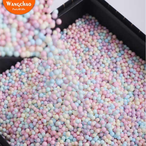 10g/bag Colorful Foam Ball Gift Box Filler Candy Box Gift Packing Supplies Birthday Party Decorations Wedding Flower Box Filler ► Photo 1/6