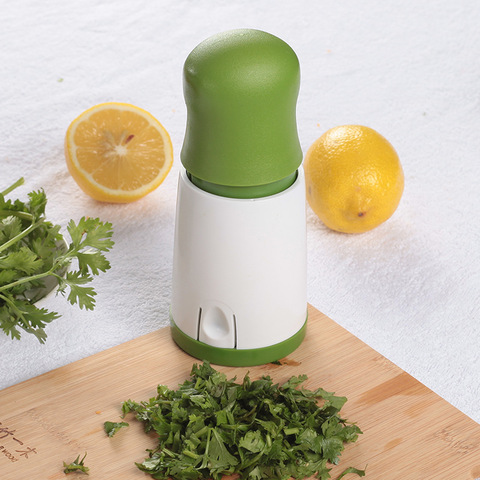 Vegetable chopper stainless steel herbal spice mill parsley chopper fruit and vegetable chopper easy to use mill kitchen tool ► Photo 1/6