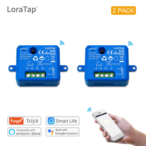 Smart Life Tuya WiFi Switch Light App Remote Control Timer DIY Home Automation Domotica Relay Module Work with Google Home Alexa ► Photo 1/6