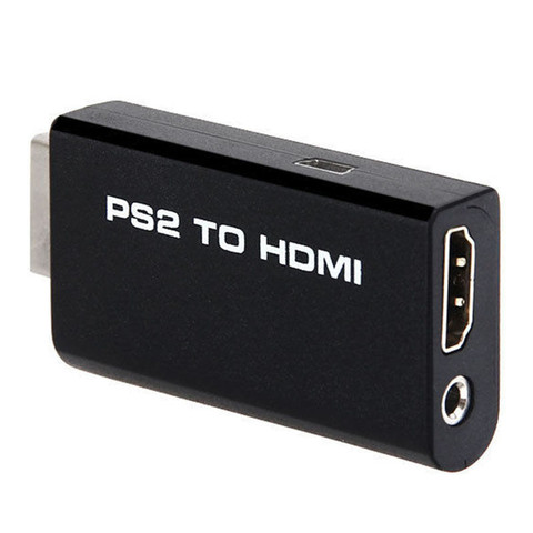 For PS2 To HDMI 480i/480p/576i Audio Video Converter Adapter With 3.5mm Audio Output Supports For PS2 Display Modes ► Photo 1/6