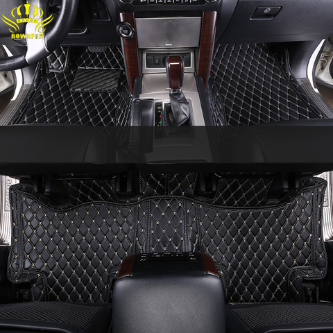 Car Floor Mats For Toyota Land Cruiser 100 200 Prado 120 150 RAV4 Camry Corolla Highlander Alphard Prius Yaris Fortuner Car Mats ► Photo 1/6