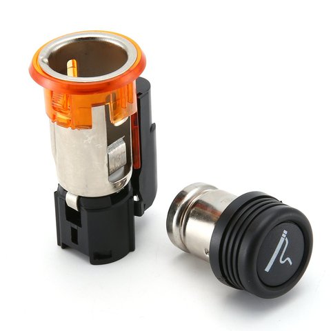 822754 Universal 12V Car Cigarette Lighter Housing Cig Socket Fit for  CC SW 206 308 406 607 1007 High Quality ► Photo 1/6