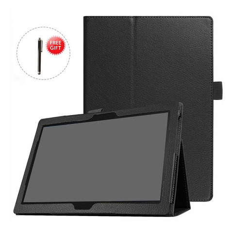 Cover for Lenovo Tab M10 10.1 TB-X605L Slim Folding Stand Flip Case PU Leather Cover for Lenovo Tab P10 TB-X705L 10.1 Inch Cases ► Photo 1/6