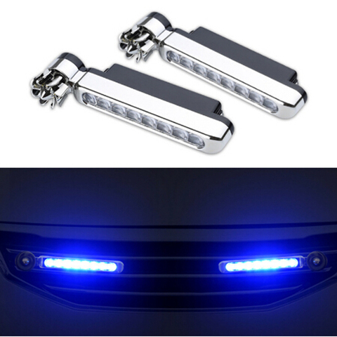 2pc LED Wind Powered Daytime Running Lights for lada granta kalina vesta priora largus 2110 niva 2107 2106 2109 vaz samara ► Photo 1/6