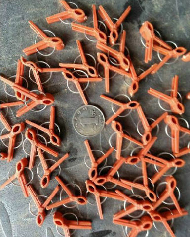 50-500pcs Plastic grafting clips garden vegetable plants Flat and Round M1694 QL ► Photo 1/3