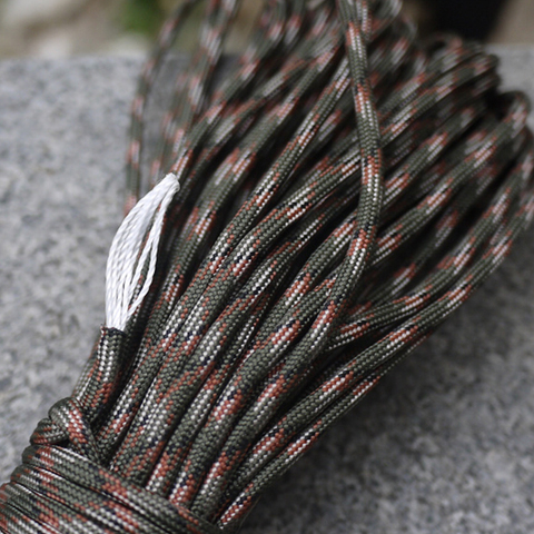100ft Paracord 4mm 7 Strand Cores Paracord for Survival Parachute Cord Lanyard Climbing Rope For Hiking Camping 31m ► Photo 1/6