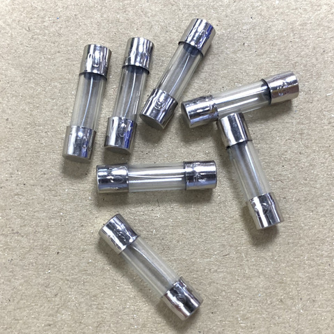 10 piece / batch glass tube fuse fuse 5 x20 6x30 mm 250 V 0.2A 0.5A 1A 2A 3A 4A 5A 6A 8A 10A 12A 15A 20A 30A fuse Free shipping ► Photo 1/6