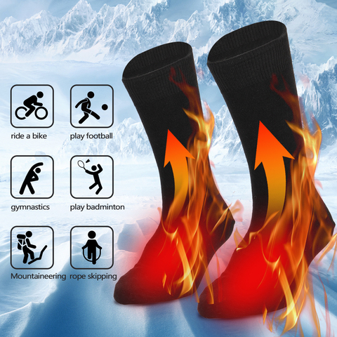 Electric Heater Socks Battery Powered Cold Weather Heat Socks for Men and Women Outdoor Riding Camping Hiking Motorcycle ► Photo 1/6