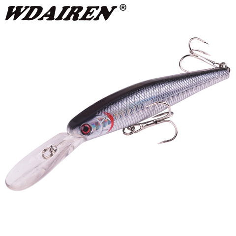 WDAIREN Laser Fishing Lure 12.5cm 14g Japan Floating Water Minnow Wobblers Crankbait Tackle 1Pcs Artificial Hard Bait Bass ► Photo 1/6