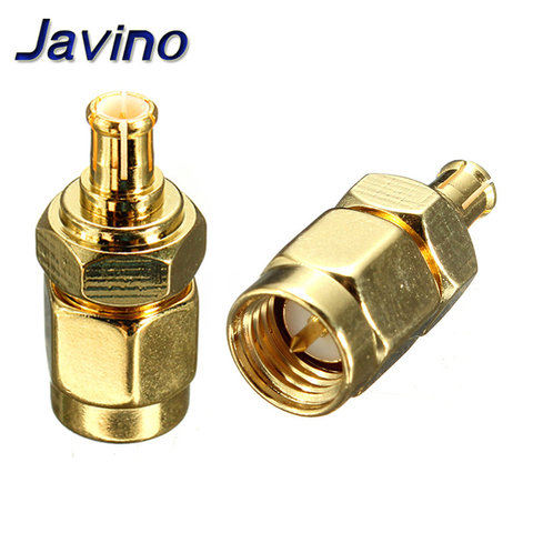 SMA Male Plug To MCX MAle  Plug RF Coax Adapter Connector Straight Goldplated ► Photo 1/6