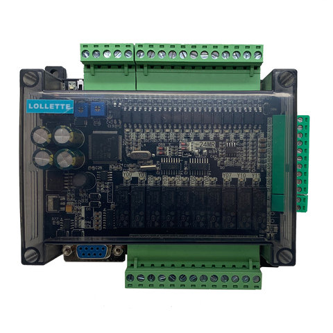 LE3U FX3U 24MR 6AD 2DA RS485 RTC (real time clock) 14 input 10 relay output 6 analog input 2 analog output plc controller ► Photo 1/6