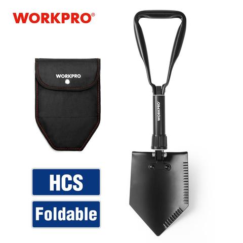 WORKPRO Military Shovel Tactical Folding Shovel Outdoor Camping Spade Survival Emergency Tools ► Photo 1/6