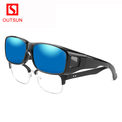 OUTSUN Brand Polarized sunglasses UV400 fit over glasses For Men and Women Glasses 2022 Cover Sun Glasses Fishing gafas oculos ► Photo 1/1