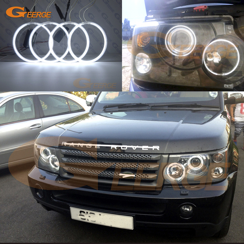 For Land Rover RANGE ROVER Vogue 2006 2007 2008 2009 Xenon Headlight Excellent Ultra bright illumination CCFL Angel Eyes kit ► Photo 1/6