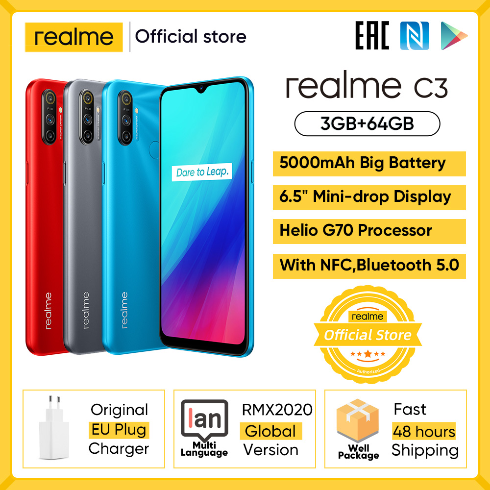 realme c3 ram rom