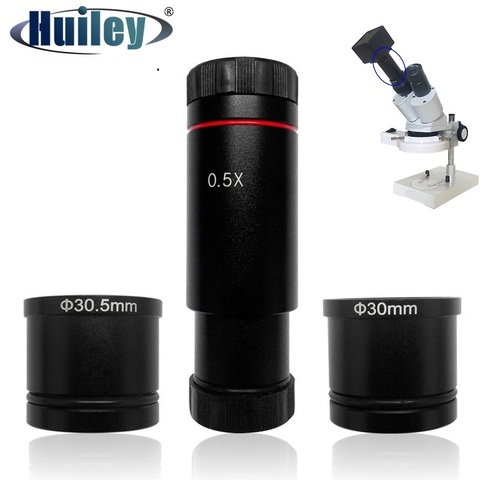 C-mount Adapter Lens C Mount Lens for USB Industrial Camera Digital Eyepiece Connected Microscope Reduction Relay Lens 0.3X 0.4X ► Photo 1/6