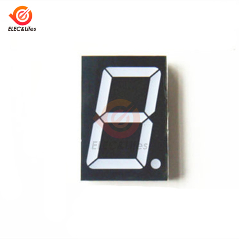 18101AS 1.8 Inch LED Display 7 Segment 1-Digit Digital Tube Red Common Cathode ► Photo 1/4