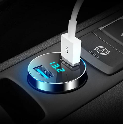 Mobile Phone Quick Charge 3.0 USB Charger For Subaru Forester Outback Legacy Impreza XV BRZ Honda CRV Accord Odeysey Crosst ► Photo 1/4