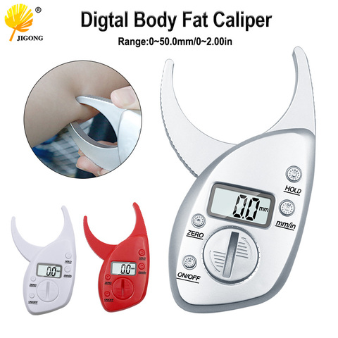 Body Fat Caliper Tester Scales Fitness Monitors Analyzer Digital Skinfold Slimming Measuring instruments Electronic Fat Measure ► Photo 1/6