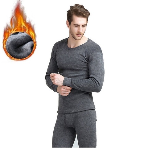 2022 Winter Thermal Underwear Men Long Thermal Suit Warm Tops + Pants Piece  Set Keep warm Thermal Underwear Long Johns Set - AliExpress