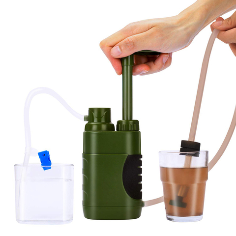 Outdoor Water Filter Straw Water Filtration System Water Purifier for Family Preparedness Camping Equipment Hiking Emergency ► Photo 1/6