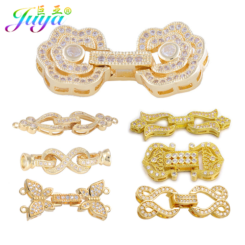 Juya DIY Natural Stone Pearls Handicraft Jewelry Making Supplies Gold/Silver Color Fastener Closure Lock Clasps Accessories ► Photo 1/6