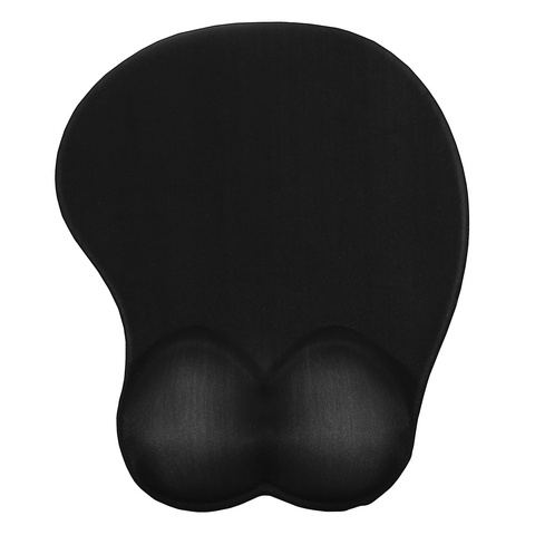 FFFAS 3D Mouse Pad Comfortable Ergonomic Oppai All Black Gamer Wrist Rest Mousepad for Laptop PC ► Photo 1/6