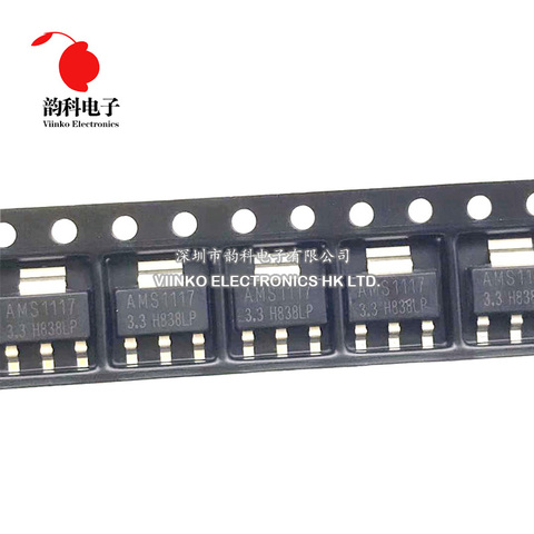 50PCS AMS1117 series AMS1117-3.3V AMS1117-ADJ AMS1117-1.8V AMS1117-1.2V AMS1117-5.0V AMS1117-2.5V AMS1117-3.3 AMS1117-5.0 ► Photo 1/6