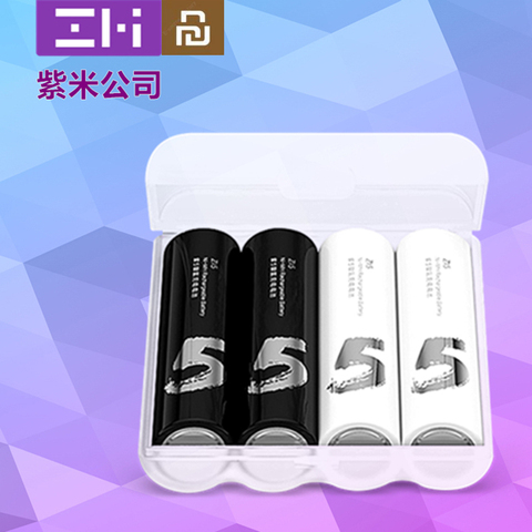 2022 Original Youpin ZMI ZI7 ZI5 AAA AA 700mAh 1800mAh 1.2V Rechargeable Ni-MH Battery ZIM Power Bank Best quality ► Photo 1/6