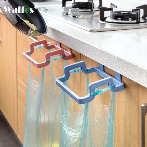 WALFOS New Eco-Friendly Kitchen Door Back Hanging Style Cabinet Stand Trash Garbage Bags Support Holder ► Photo 1/6