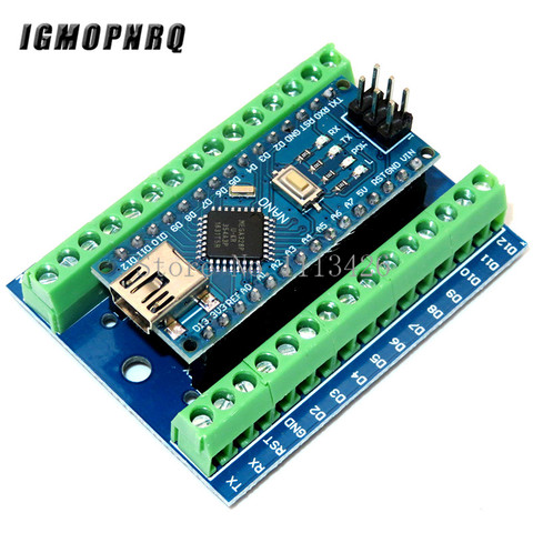 NANO V3.0 3.0 Controller Terminal Adapter Expansion Board NANO IO Shield Simple Extension Plate For Arduino AVR ATMEGA328P ► Photo 1/5