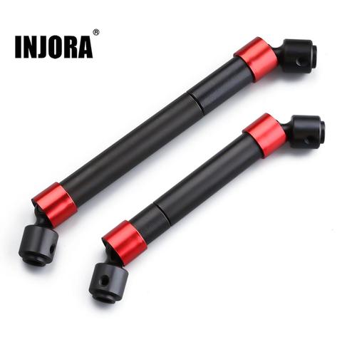 INJORA 2PCS TRX4 Metal CVD Drive Shaft for 1/10 RC Rock Crawler 324MM Wheelbase Traxxas TRX-4 RC Car ► Photo 1/6