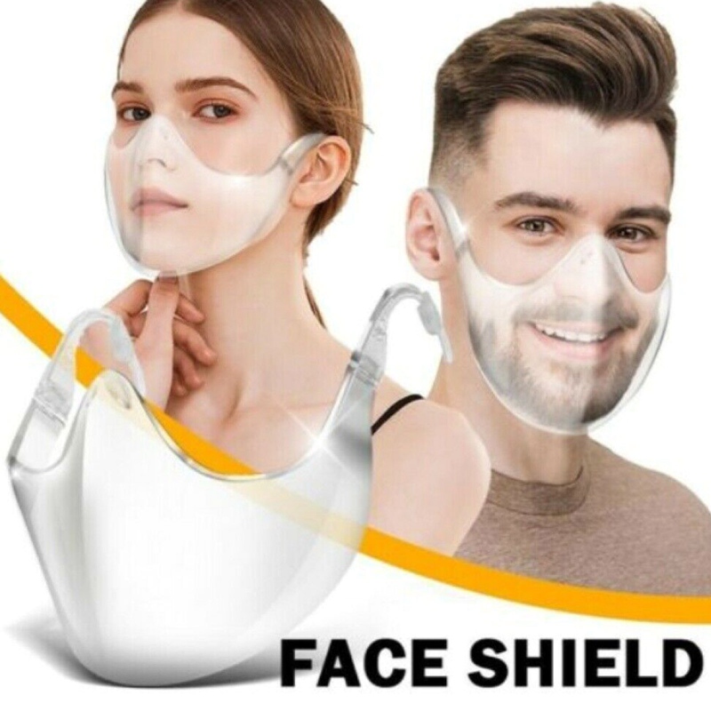 Safety Clear Face Shield Screen Mask Anti-fog Anti-Droplet Protective Cover 
