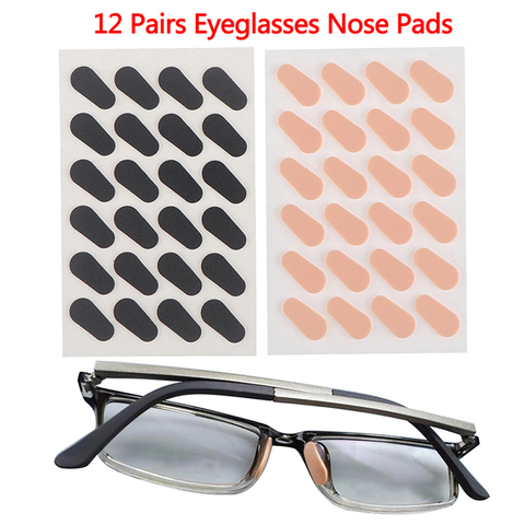 EVA Nose Pad Glasses Nose Pads Self-adhesive Non-slip Glasses Holder Without Creasing High Temperature Resistance Skin Tone/Blac ► Photo 1/6