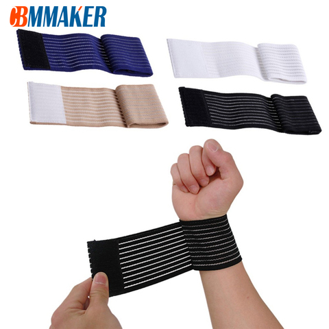 Wrist Brace Wrap Elastic Sport Bandage Wrist band Hand Velcro Gym Support Wrist Brace Wrap Tennis Cotton Weat Band Fitness Wrist ► Photo 1/6