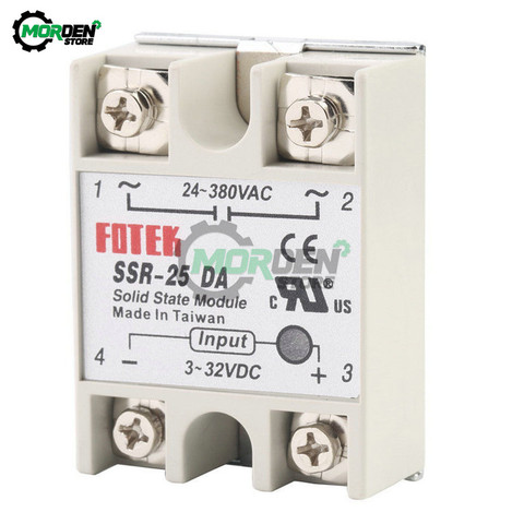 SSR -10DA 25DA 40DA 50DA 60DA 100DA DC Control AC SSR Single Phase Solid State Relay ► Photo 1/6