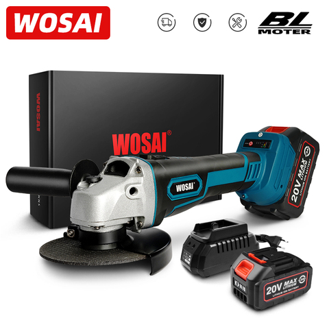 WOSAI MT Series M14 Brushless Angle Grinder 20V Lithium-Ion Battery Machine Cutting Cordless Electric Angle Grinder Power Tools ► Photo 1/6