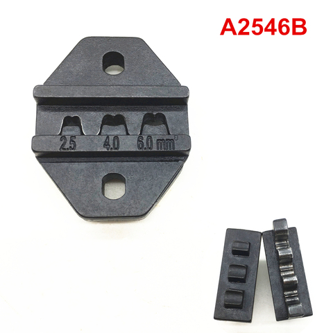 Crimping dies A2546B for crimping solar PV connectors 2.5-6mm2 PV solar hand crimp tool dies set jaws ► Photo 1/1