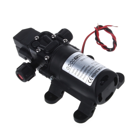 DC 12V 130PSI 6L/Min Water High Pressure Diaphragm Self Priming Pump 70W New Jy23 20 Dropship ► Photo 1/6