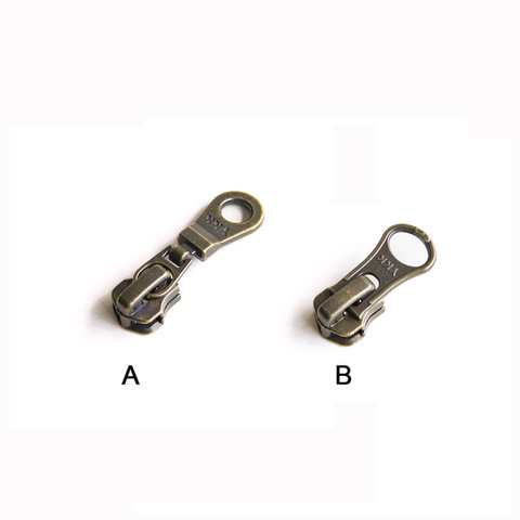 5pcs YKK 5# Bronze YKK Metal Zipper Slider Pull Puller Head Auto Lock  Sewing Accessories ► Photo 1/3