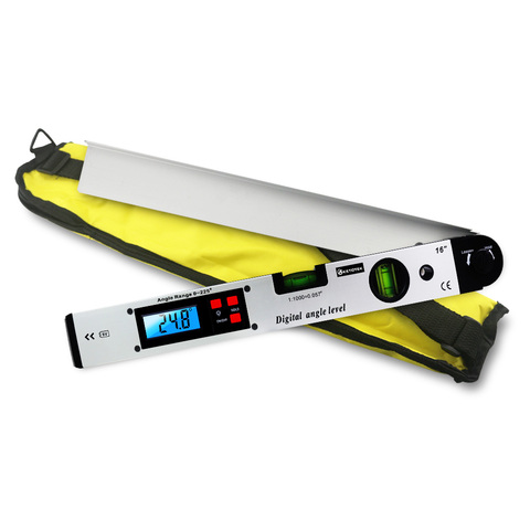 0-225 degree Electronic Protractor Digital Angle Finder Meter Level Measuring Gauge 400mm 16''  Inclinometer Ruler ► Photo 1/6