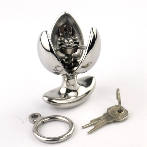 2022 NEW Stainless Steel Locking Anal Anchor Adjustable Butt Plugs Metal Anal Sex Toys for Women and Men ► Photo 1/6