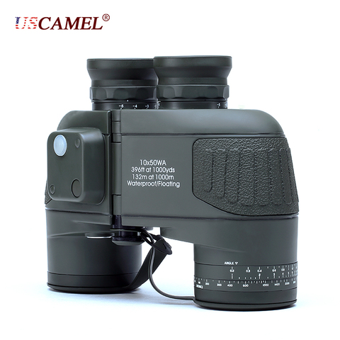 10X50 Waterproof Telescope with compass USCAMEL Binoculars For Hunting Navy coordinate ranging military Night Vision Autofocus ► Photo 1/6